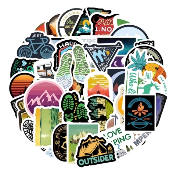 🍉5 for $25* Outdoor Adventure Stickers - Picture 4 of 4